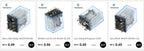 1pcs General Purpose LY2NJ HH62P  Electronic Micro Electromagnetic Relay LED Lamp 10A 8 Pins Coil DPDT DC12V 24V AC110V 220V