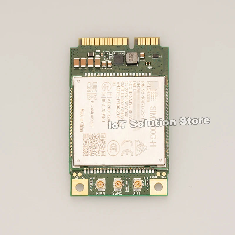 SIMCom SIM7600G-H MiniPCIe Global Region/Operator 150Mbps/50Mbps Cat.4 GNSS LTE 4G Module SIM7600 SIM7600GH SIM7600G H Mini PCIe