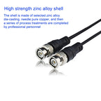 BNC Male to Male Female Adapter Dual Head Cable Video Connector Extension Pigtail Wire For CCTV Camera Accessories 0.5m-3meters