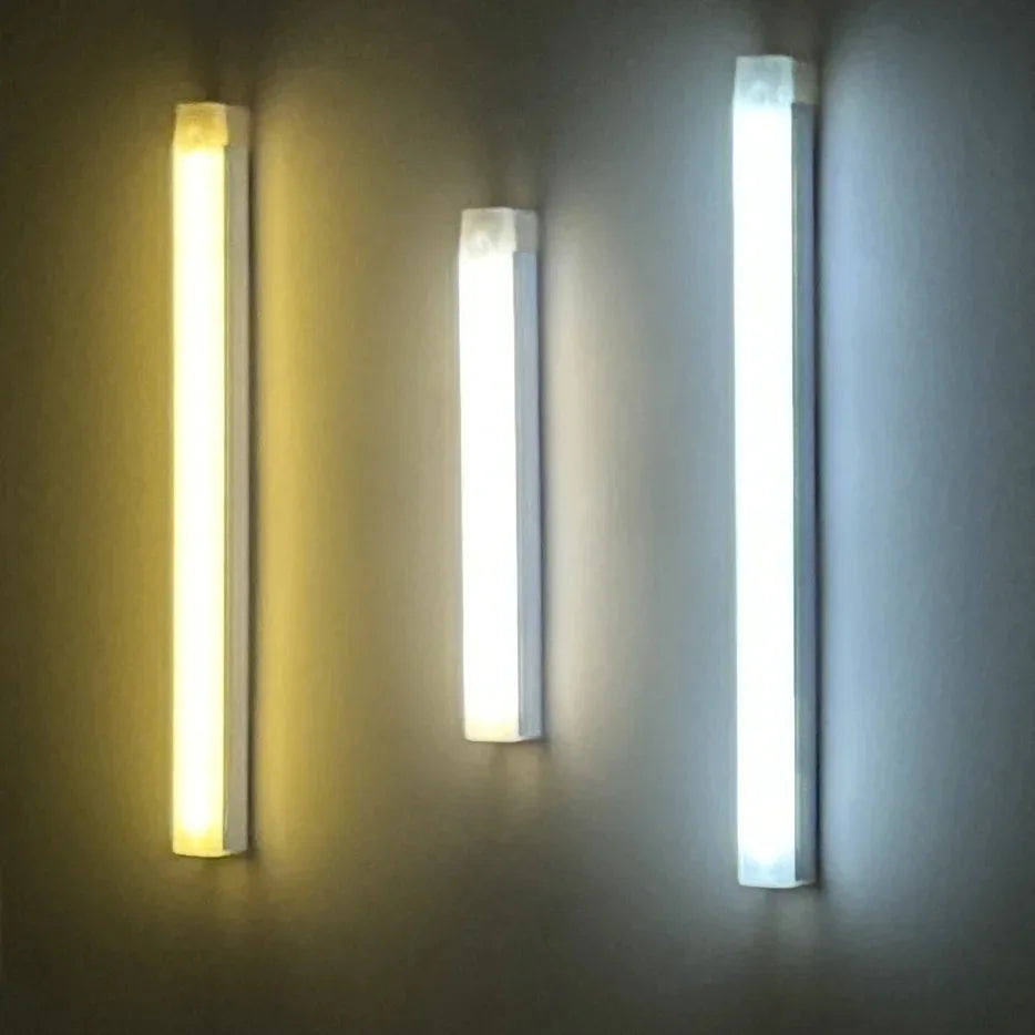 AITHEA Motion Sensor LED Cabinet Light USB Rechargeable Wireless Strip Lamp for Closet Wardrobe Kitchen Staircase Bedroom