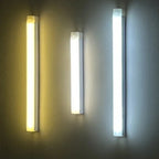 AITHEA Motion Sensor LED Cabinet Light USB Rechargeable Wireless Strip Lamp for Closet Wardrobe Kitchen Staircase Bedroom