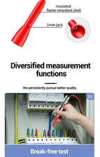ANENG PT2002 Multimeter Probe Conversion Tip Banana Plug CAT II 600V 10A For Multimeter Oscilloscope Replacement Accessory