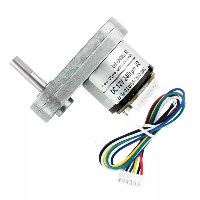 GM3865 DC 520 Reduction Motor 13 Wire Magnetic Hall Encoder Disk Motor 12V24V6V