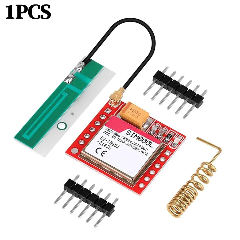 10-1PCS Mini Smallest SIM800L GPRS GSM Module Micro SIM Card Core BOard Quad-band TTL Serial Port for arduino