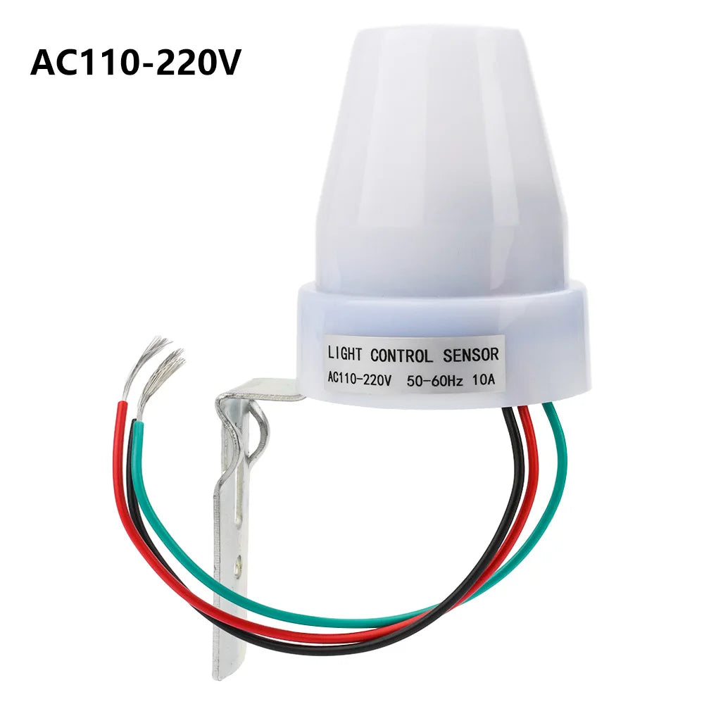 AC110-220 Adjustable Street Light Photoswitch Photocell Sensor Switch Automatic On Off Photo Control Sensor Switch