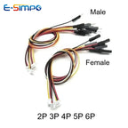 5PC MX 1.25mm Spacing to Du Bang 1P Cable 20/30cm Male Female 2P/3P/4P/5P/6P Board Connection Wire 1 Drag 4 Sensor Terminal Wire