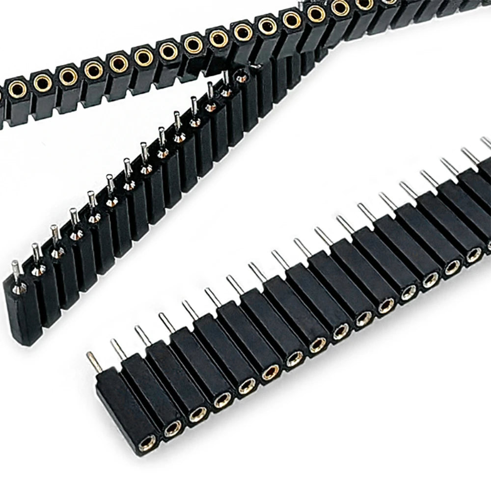 2.54mm PH7 Extra Plastic Height 2P 4P 8P 10P 20P  40P Round Single Row PCB IC Crystal Transistor Socket Hole Female Header