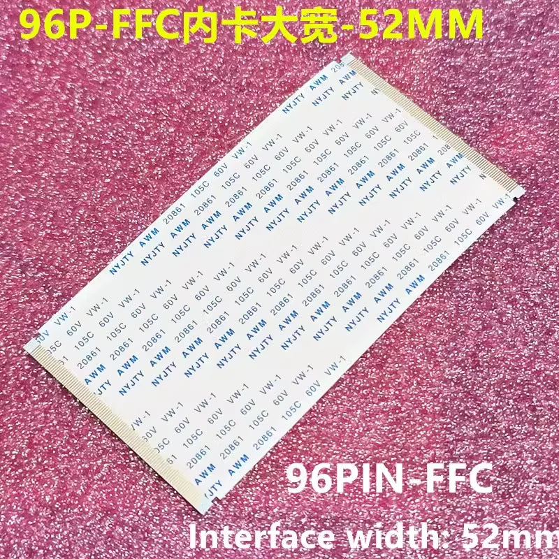 10Pcs Gold-Plated FFC FPC Flat Flexible Cable AWM 20706 105C 60V VW-1 0.5MM Pitch 40/50/55/60/68/80/96 Pin