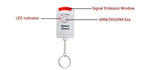 Wireless Garage Security Alarm Dual Remote Control Infrared Motion Sensor Detector for Home Burglar Alert Outdoor Shed