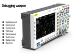 FNIRSI-1014D 1013D TC3 Oscilloscope 3-in-1 Dual Channel Input Signal Generator 100MHz * 2 Analog Bandwidth 1GSA/s Sampling Rate