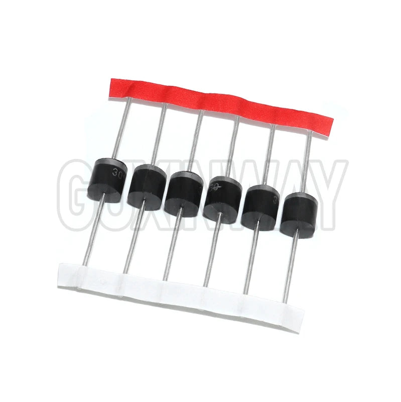 6PCS 30SQ050 Schottky Diode 30A 50V Axial for Solar Panel Parallel Reflow Protection
