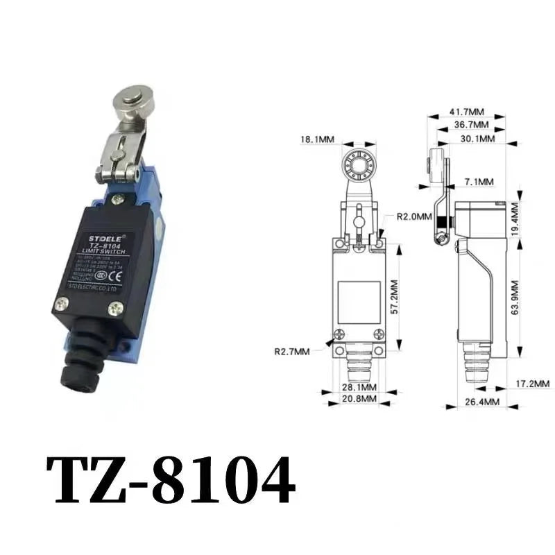 STDELE Limit Switch TZ - 8104.TZ-8107.TZ-8108.TZ-8111.TZ8112.TZ-8122. TZ-8166.TZ-8167.TZ-8168 Travel Switch Micro Switch