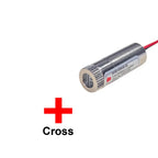 650nm 5mW Line/Cross/Dot RED Laser Module Head Adjustable Beam 3-5V 12MM Glass Lens Focusable Diode Head Industrial Class