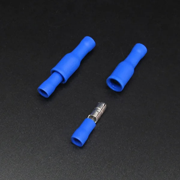 10 Pairs Male Female Bullet Connectors with Insulated Crimp Terminals 22-16 AWG Quick Disconnect Plugs for Audio Wiring
