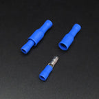10 Pairs Male Female Bullet Connectors with Insulated Crimp Terminals 22-16 AWG Quick Disconnect Plugs for Audio Wiring