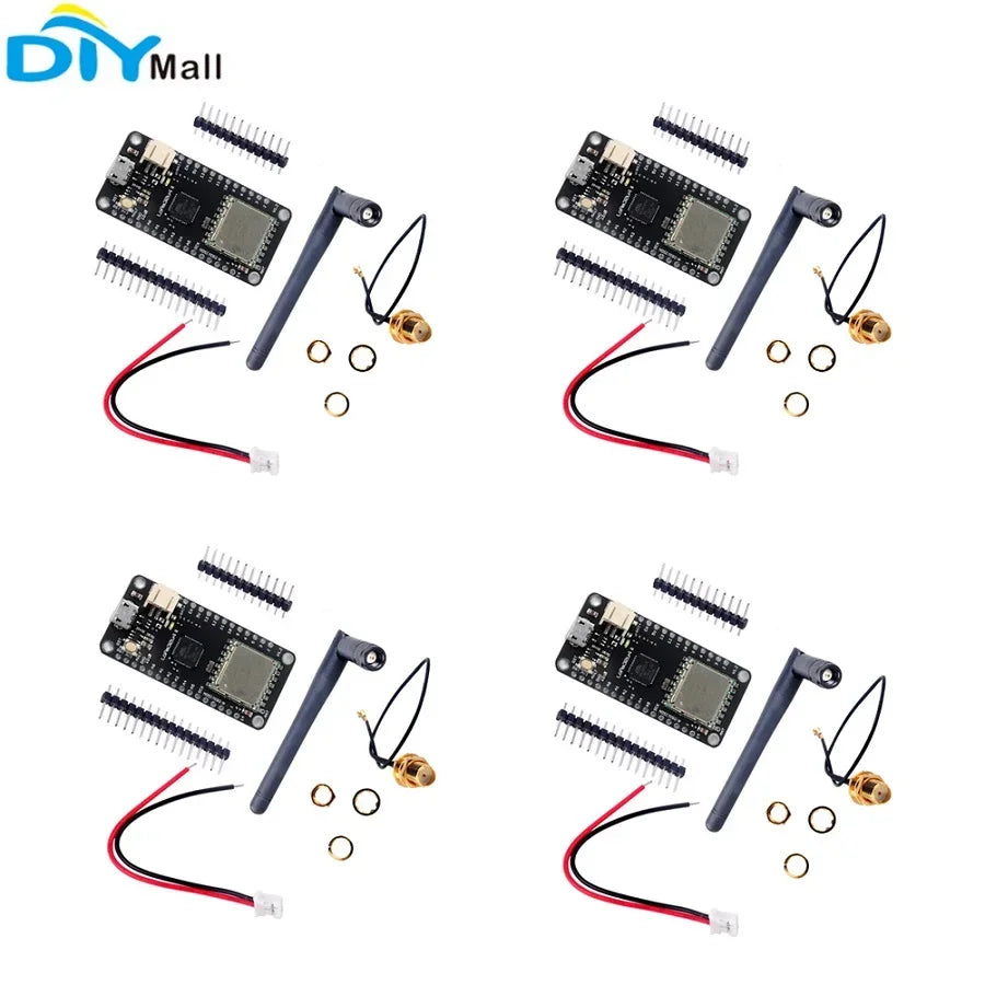 4Pcs LoRa32u4 II Development Board 868MHz 915MHz Lora Module IOT SX1276 Wifi Transceiver Module Antenna JST Connector