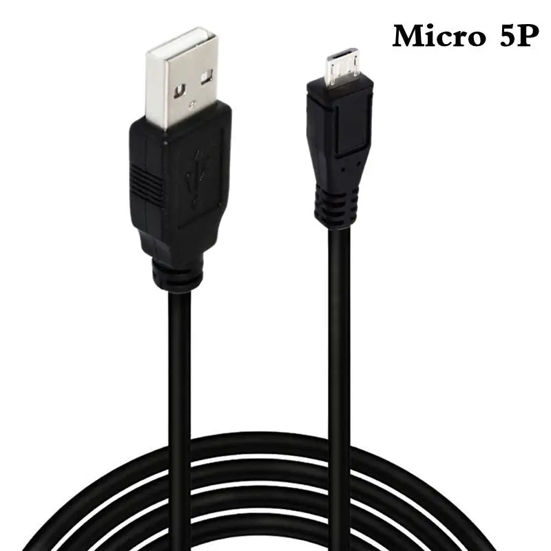 High Speed Micro Mini USB Cable USB2.0 A Male to Mini V8 V3 Micro Male Charging Data Cable For Connecting A Phone to A Computer