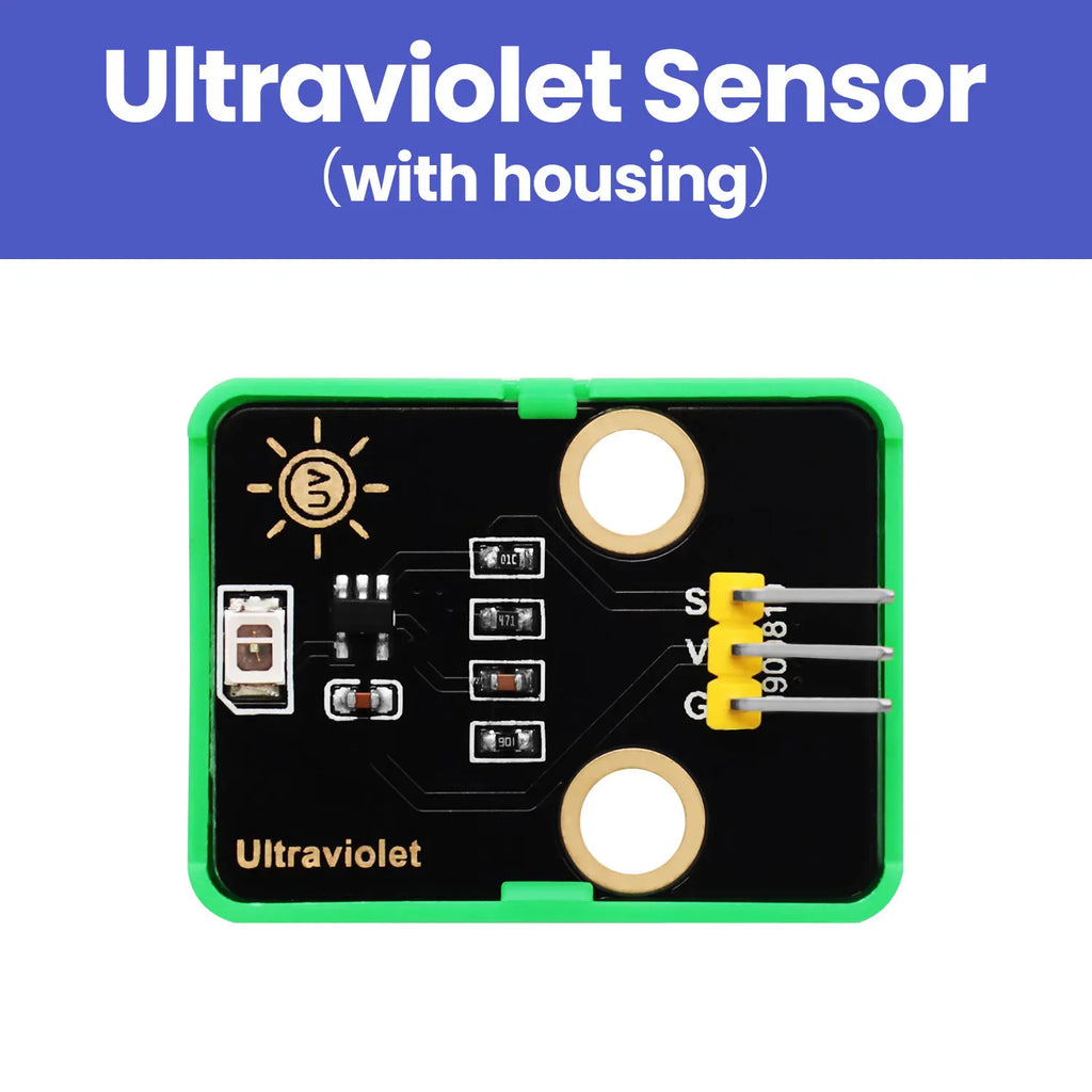 GUVA-S12SD Solar UV Ultraviolet Sensor DIY Electronic Building Blocks For Arduino/Kidsblock/Mixly/Python Programming