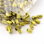 10PCS Audio Frequency Nonpolarity NP Electrolytic Capacitor 100V 1uF 1.5uF 2.2uF 3.3uF 4.7uF 5.6uF 6.8uF 10uF 22uF 33uF 47uF