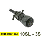 MIL-C 5015 Military Specification Connectors 10SL-3 10SL-4 MIL STD Plug&Socket MS3102A MS3106A MS3108A Circular Connector