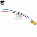 1pcs 5V 650nm 5mW Adjustable Laser Dot Diode Module Red Sight Copper Head Mini Laser Pointer