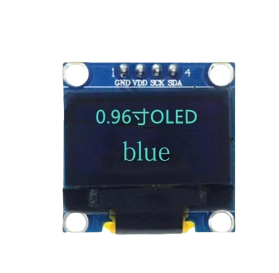 0.96 inch IIC Serial Yellow Blue White OLED Display Module 128X64 I2C SSD1306 12864 LCD GND VCC SCL SDA 0.96" for Arduino
