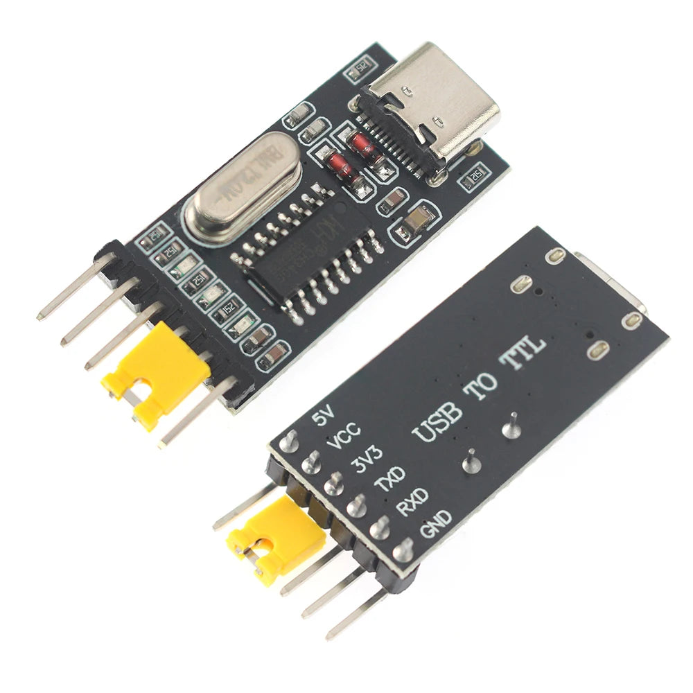 CH340G USB To TTL Converter Module 3.3V 5V Type-C Male/female Serial Port Module USB To Serial Board for Arduino