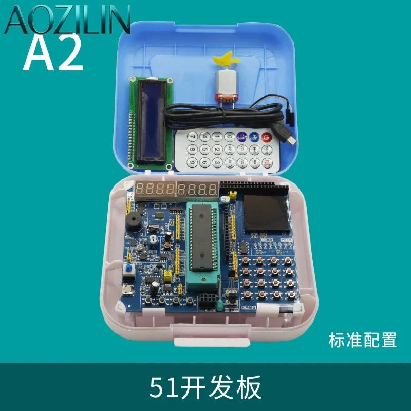 AOZILIN STC89C52 51 MCU Development Board 8051 Microcontroller Learning Experiment Kit