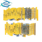 600pcs/set 30 Kinds 1/4W Resistance 1% Metal Film Resistor DSSUPPLY Pack Assorted Kit 1K 10K 100K 220ohm 1M Resistors 300pcs/set
