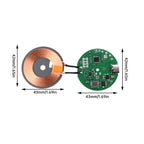 Type-C High Power Fast Charging Module DC 5V 9V 12V 20W Wireless Charger Transmitter Circuit Coil Charger Board