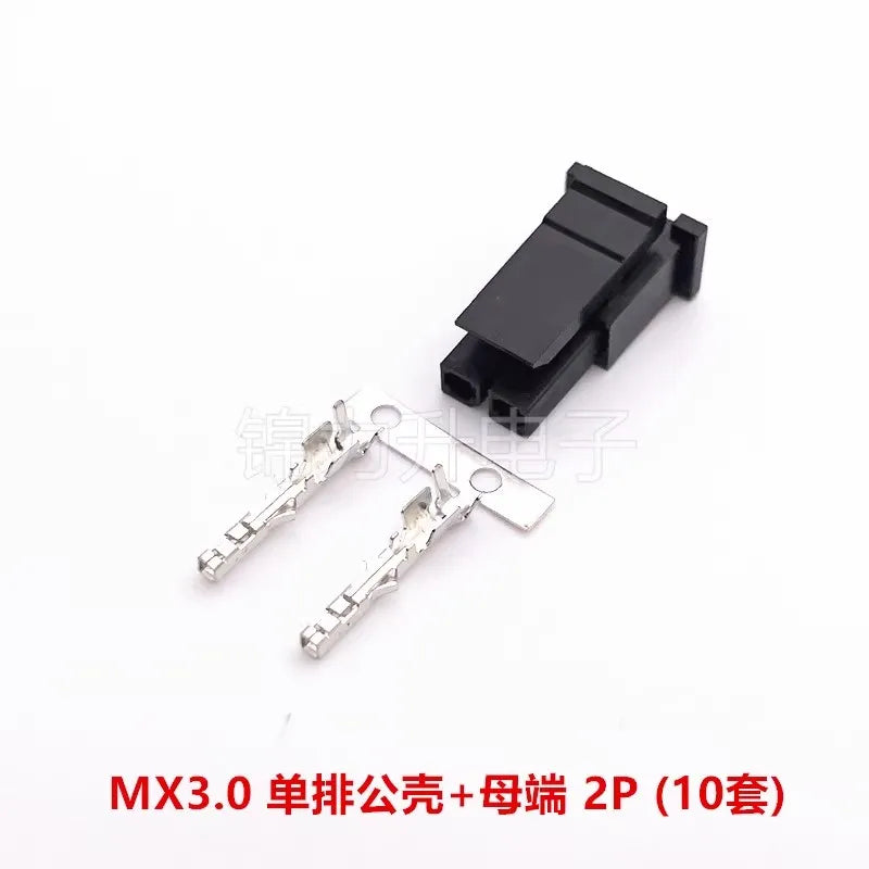 10Sets Mini 5557 Male 43025 MX3.0 Micro-fit 3.0 3.0mm Pitch Single Row Housing Female Terminals 2-6Pin Connector Kit