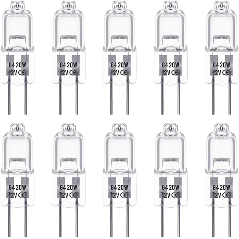 1/5/10PCS G4 12V 5W 10W 20W 35W 50W LED Lamp Bulbs Inserted Beads Crystal Lamp Halogen Bulb Eco Halogen Light Bulbs Capsule