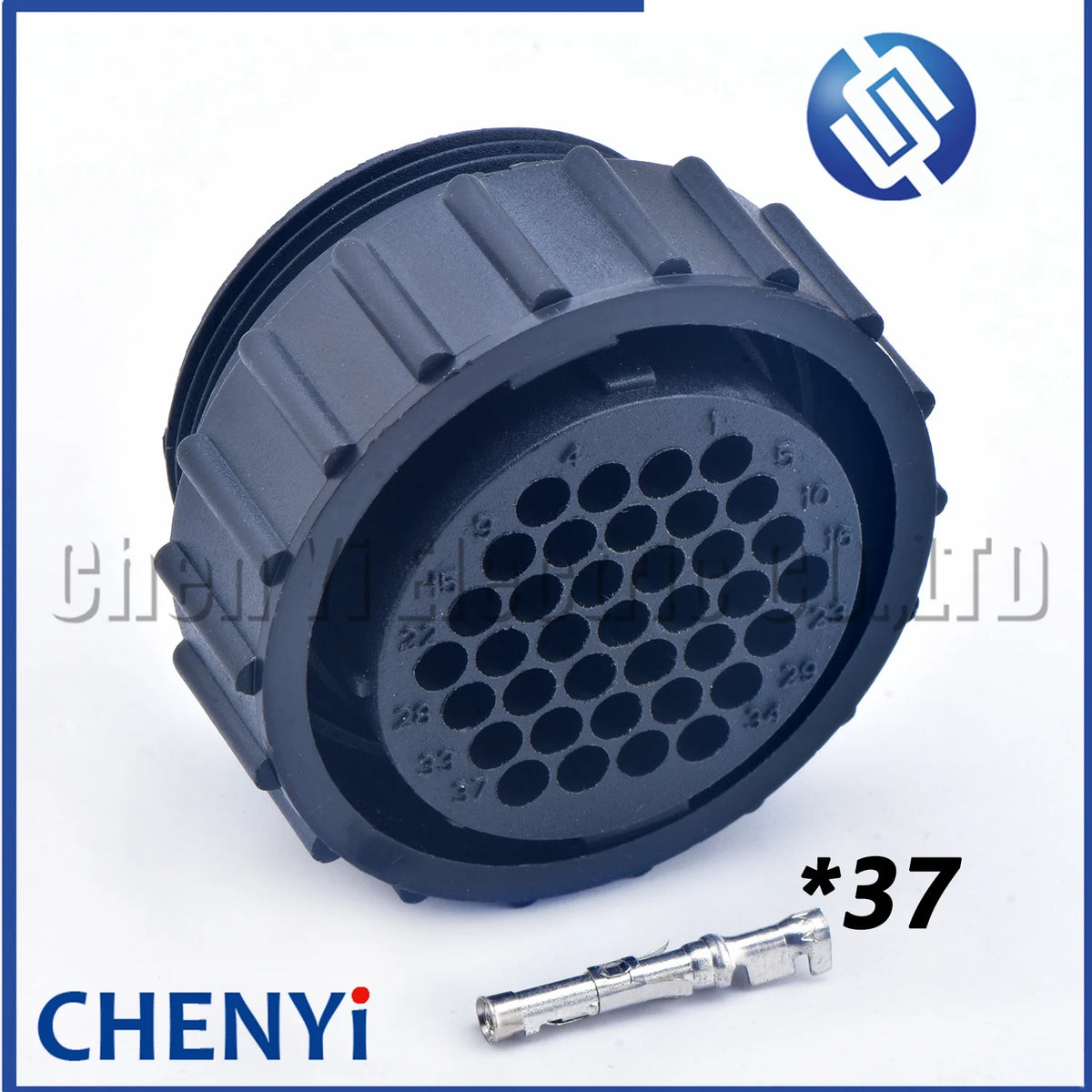 37 Pin Automobile diagnostic Connector CPC Series SMT aviation Plug With Pins 206151-1 206150-1 182930-1 206151-2 206138-8