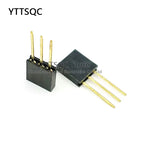 10pcs 2.54mm 1x2/3/4/5/6/8/10/12/15/16/20/40 Pin Single row Straight FEMALE Stackable 11mm Long Legs Header For Arduino Shield