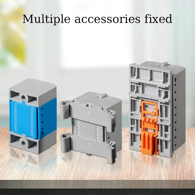 1Pc Wire Electrical Cable Connectors Plug-in Terminal Block PTFIX 2.5mm² Splitter Spliceable DIN-Rail Mounting Junction Box Tool
