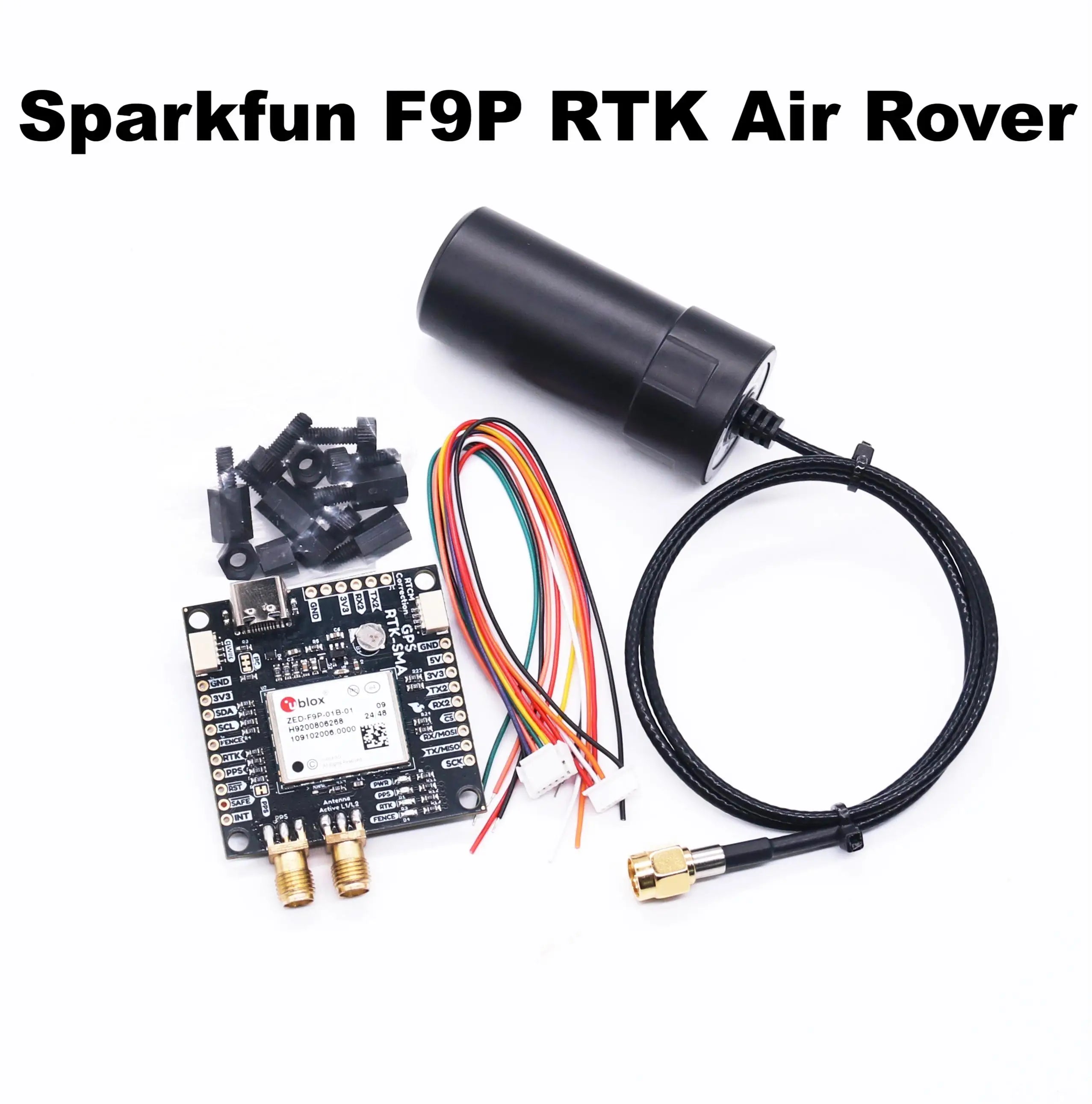 Happy SparkFun GPS RTK2 Board ZED F9P Qwiic High-Precision UAV GNSS Series Ardupilot FPV AutoPilot flight control