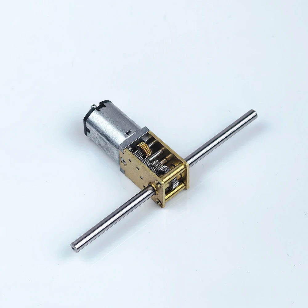 DC 12V Micro N20 worm Full Metal Gear Motor 28.6mm long dual shaft DIY Model Train Toy Car