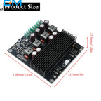 TPA3255 HIFI Dual Core Stereo Amplifier Board 2 Channel 600W+600W Class D Digital Power Amplifier TL072 OP AMP