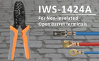 IWS-1424A /1424B Crimping Plier for Molex Style DELPHI AMP TYCO Terminals Crimper Automotive Terminal Crimp Wiring Harness Tool