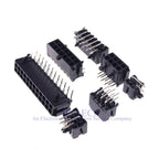 10/100Pcs 3.0mm Wafer Micro-Fit 3.0 Connector PCB Male Header Right Angle 2 4 6 8 10 12 14 16 18 20 22 24 Pin Board Solder 43045