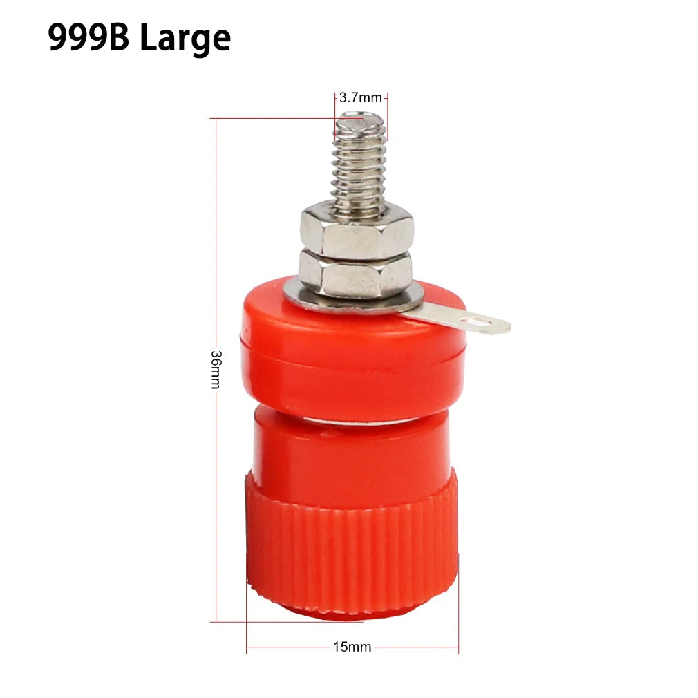 10 PCS  JS-910B 999B Binding Posts Terminals 4mm Banana Plug Socket 4mm Terminal Connector for Amplifier Arduino