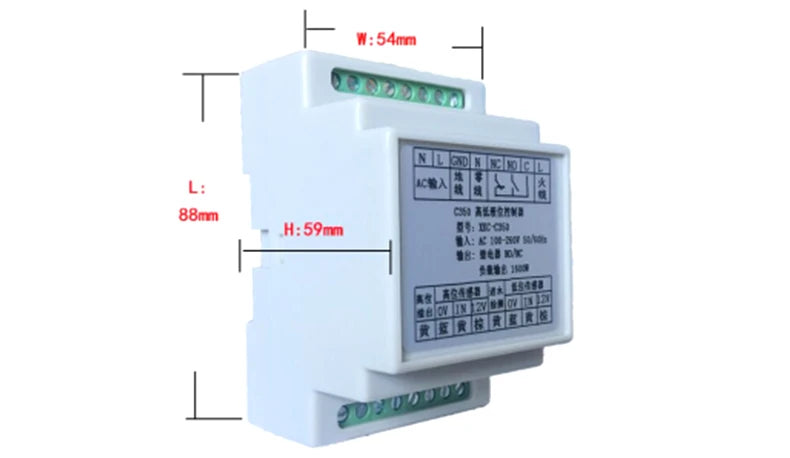 XKC-C350 AC110v-260v Cheap Small Sized Automatic Water Level Controller with Sensors for Water Pump and Valve Draining Pumping