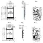 ESP32‑S3 2.8 inch 240x320 TFT LCD Capacitive Touch Type‑C WiFi BLE Mic Speaker TF‑Slot Li‑ion Charge For AI Voice IoT Project