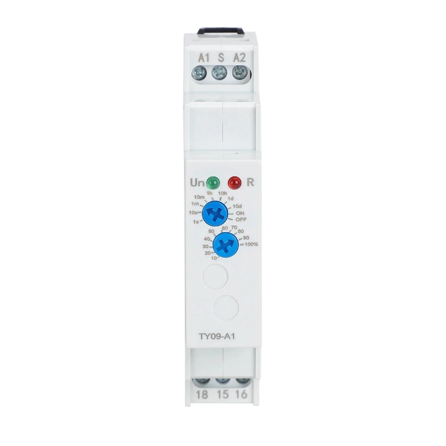 Din Rail Time Relay A Power-On Delay B Delay Disconnection AC/DC 12V-240V 16A 0.1S~10 Days Power-on delay automatic switch