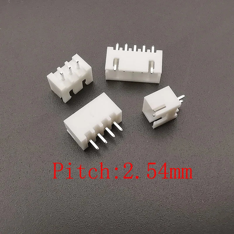SH 1.0mm / JST 1.25mm / PH 2.0mm / XH 2.54mm Pitch Male Pin Header Housing Connector 2/3/4/5 Pin Plug Shell Terminal Connector