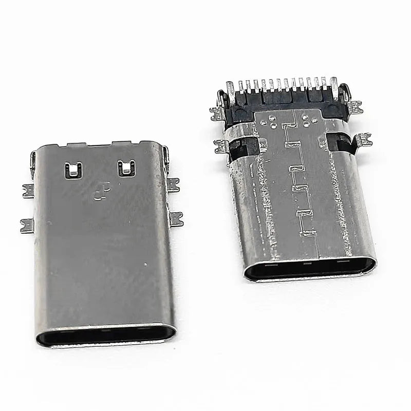 1PC TYPE C Male 12PIN Board 4 Leg 90 Degree SMT 13.1mm USB3.1 12P Type C Charging Port Plug Socket Connector 5A Current SMT Plug