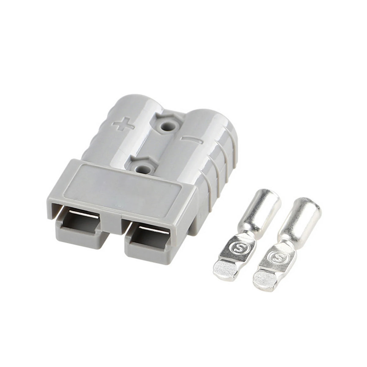 Power Plug for Dual Anderson Plug Flush Mount Panel 50A Battery Power Connector Golf Cart Forklifts Caravans Charging Tool Kit