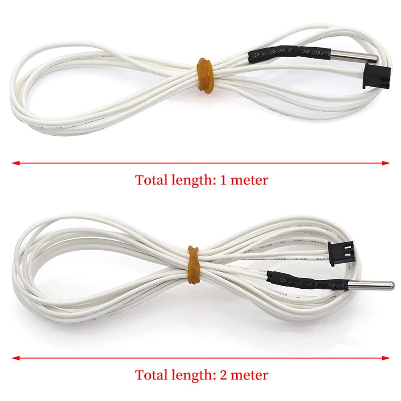1M/2M HT-NTC100K Thermistor Temperature Sensor For High Temperature Filament 350 Degrees Hotend Kit B3950 For 3D Printer Parts
