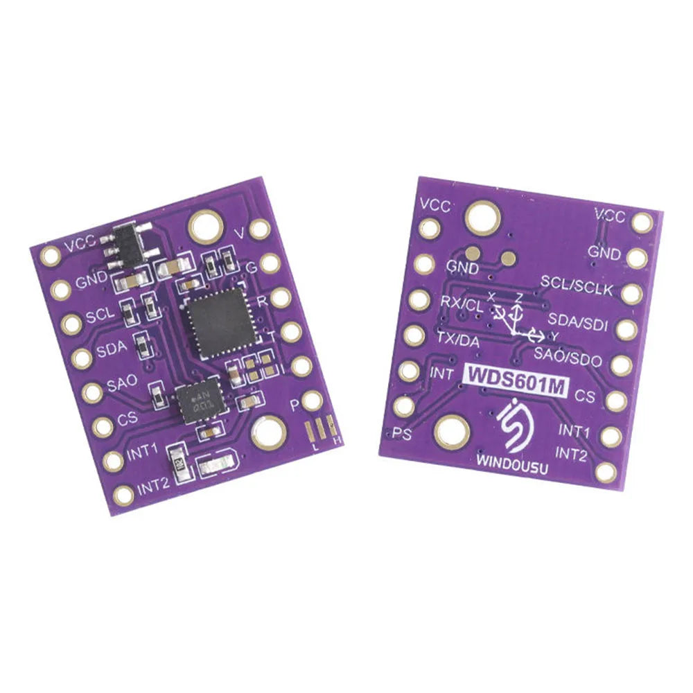 6-axis IMU module BMI323 ICM-45686 6DOF accelerometer gyroscope and motion sensor BMI323 / ICM-45686 optional.