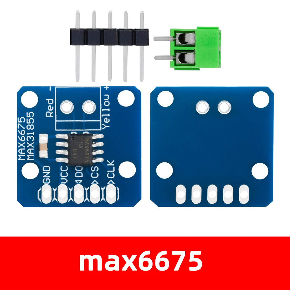 1~10PCS MAX31855  MAX6675 K Type Thermocouple Breakout Board Temperature Measurement Module 3V-5V For Arduino